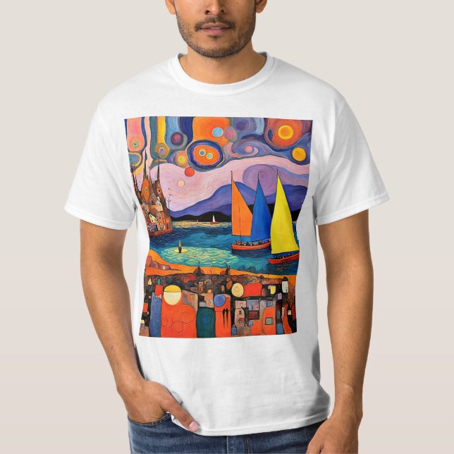 Camiseta Barcos de vela 1 (Frente)