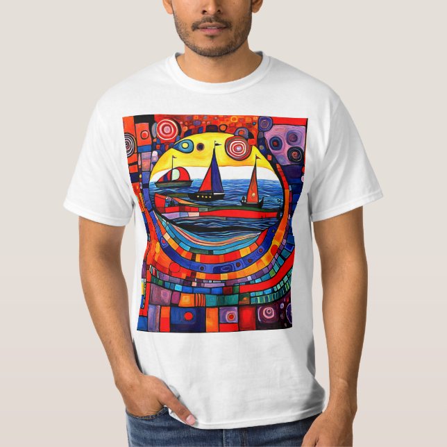 Camiseta Barcos de vela 3 (Frente)