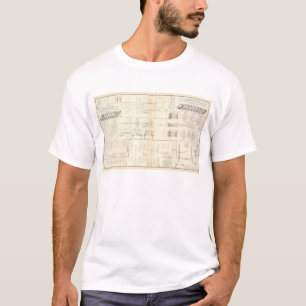 Camiseta Barcos dos desenhos, pontes, vagões, projécteis