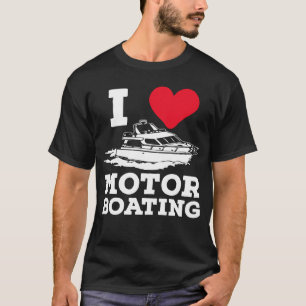 Camiseta Barcos Engraçados Capitão Barcos Adoro Barco