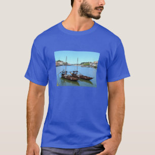 Camiseta Barcos fluviais no Porto