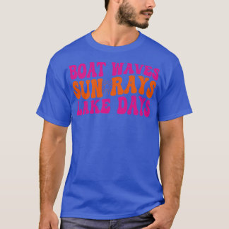 Camiseta barcos levanta raios solares dias do lago 1