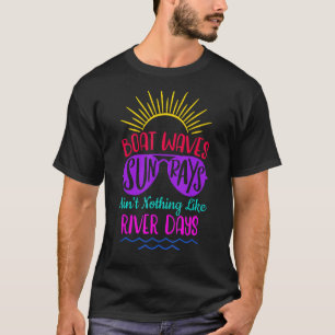 Camiseta Barcos Ondam Sol Raios Nada Como Dias Ri