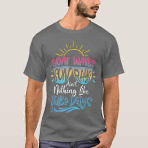 Camiseta Barcos Ondas Sol Raios Não Se Apontam Nada Como Os