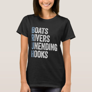 Camiseta Barcos Rios Gancho Sem Fim Presente Divertido de P