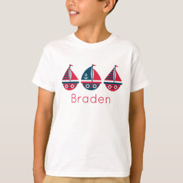 Camiseta Barcos-vela com distribuição personalizada