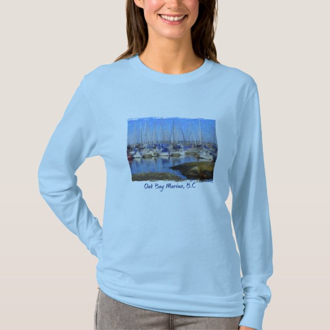 Camiseta "Barcos" Victoria, BC t-shirt (Frente)