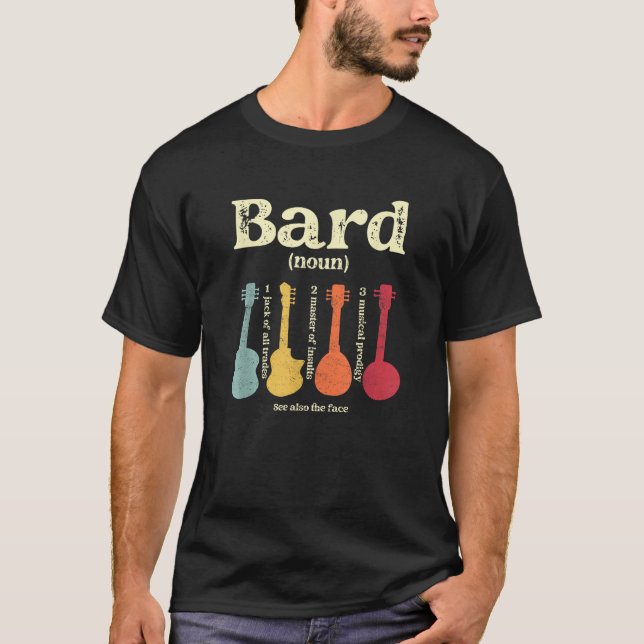 Camiseta Bard Class Tabletop Definition Musical Prodigy Ins (Frente)