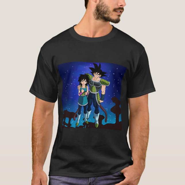 Camiseta Bardock e Gine (Frente)
