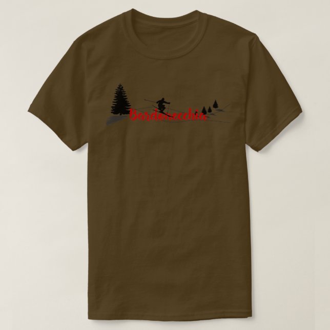 Camiseta Bardonecchia Ski Long (Frente do Design)