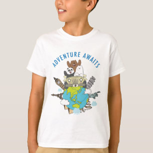 Camiseta Bare Bears - Aventura Aguarda