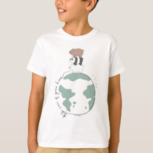Camiseta Bare Bears - Cuide da sua casa