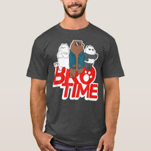 Camiseta Bare Bears Grizz Panda Grelha Urso de Gelo