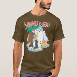 Camiseta Bare Bears Grizz Panda Ice Bear Summer está aqui