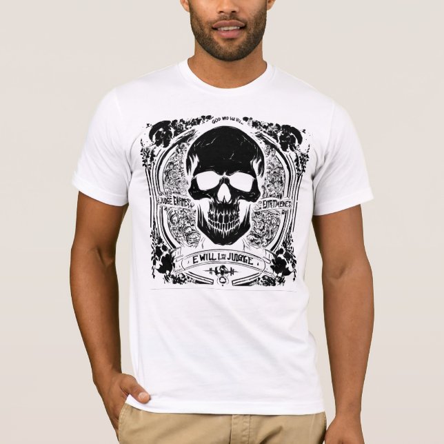 Camiseta Bare Bones Chic: Skeleton Tee Sale! (Frente)