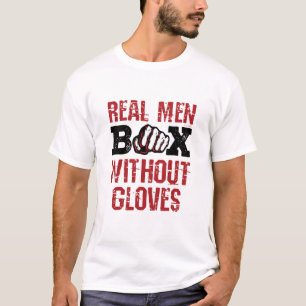 Camiseta Bare Knuckle Boxing Real Men Box Sem Luvas