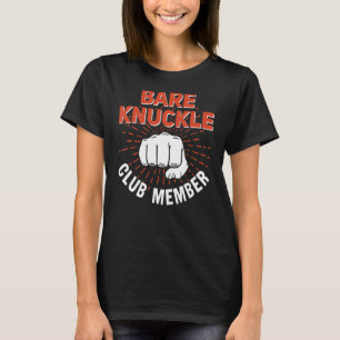 Camiseta Bare Knuckle Membro do MMA Cage Fighter