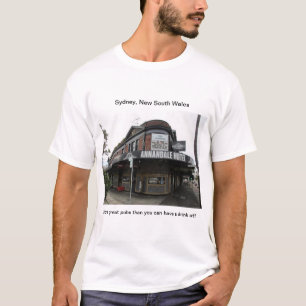 Camiseta Bares de Sydney: T-shirt do hotel de Annandale
