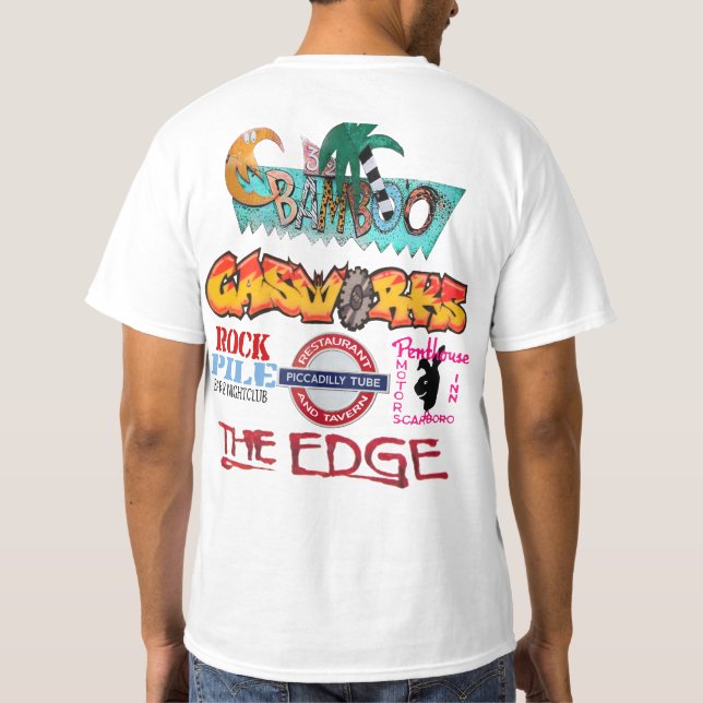 Camiseta Bares De Toronto Do Passado (Verso)