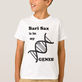 Camiseta Bari Sax Está Em Meus Genes