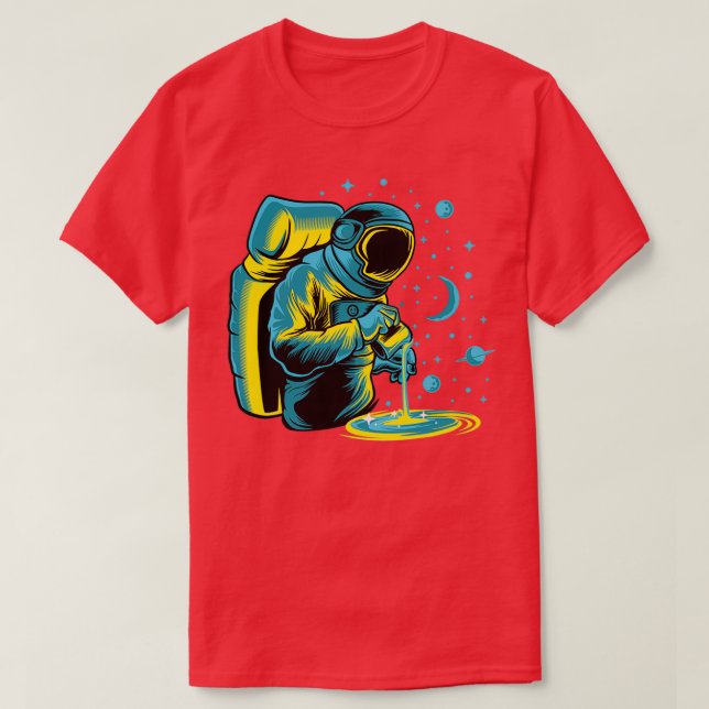 Camiseta Barista Astronaut (Frente do Design)