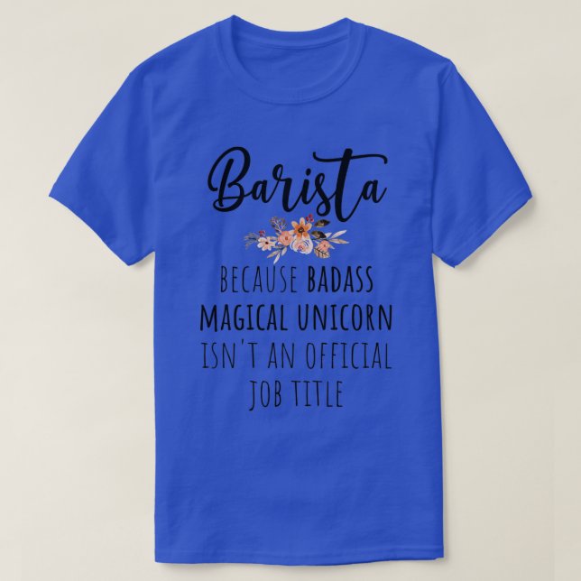 Camiseta Barista Badass 2 (Frente do Design)