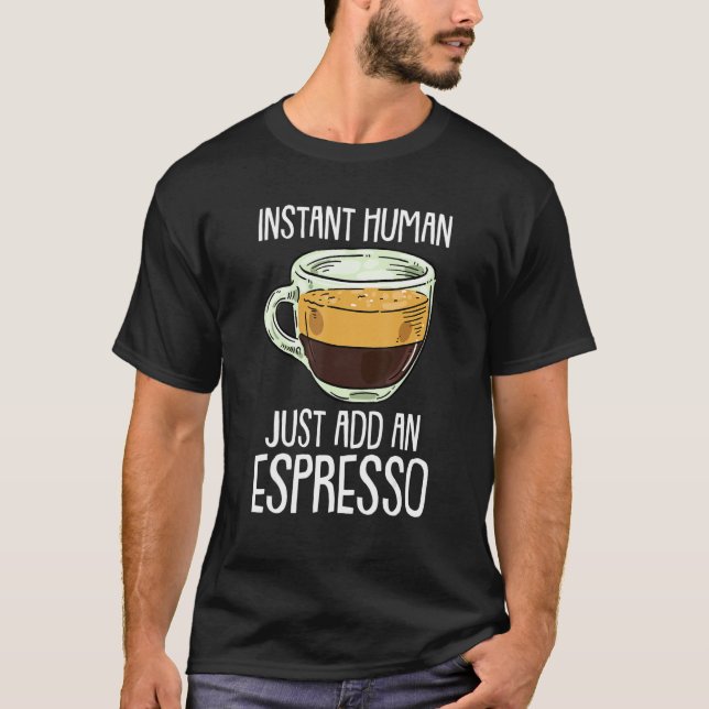 Camiseta Barista Beans Café Espresso (Frente)