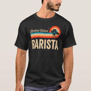 Camiseta Barista Birista Retro Vintage Men Pai de Mulheres