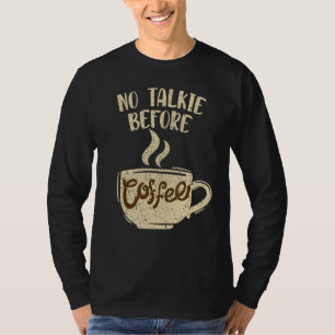 Camiseta Barista Cafeeiro Merch - Sem Conversação Antes do