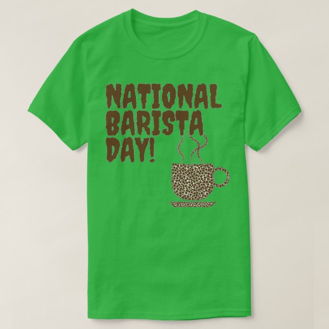 CAMISETA BARISTA DAY BARISTA DAY DIA MARÇO 01 6 (Frente do Design)