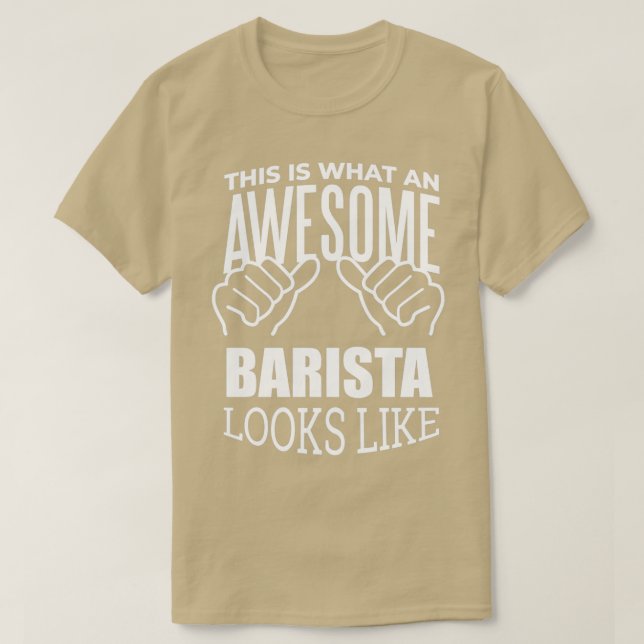 Camiseta Barista Funny Dizendo 1 (Frente do Design)