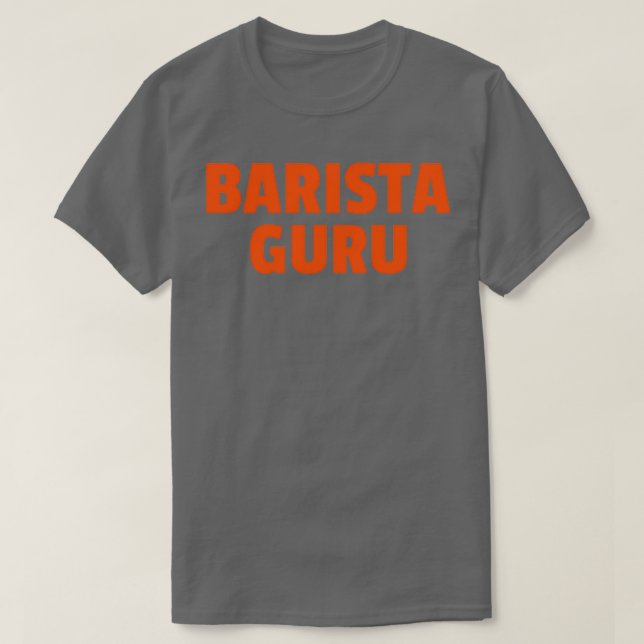 Camiseta barista guru (Frente do Design)