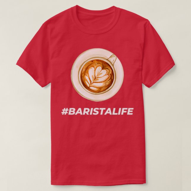 Camiseta Barista Life Classic TSirt (Frente do Design)