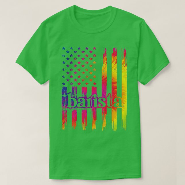 Camiseta Barista Oferece Café De Café Lover 2 (Frente do Design)