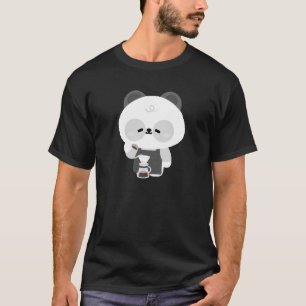 Camiseta Barista Panda Fofo