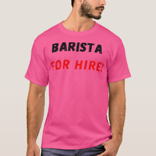 Camiseta Barista Para Aluguer
