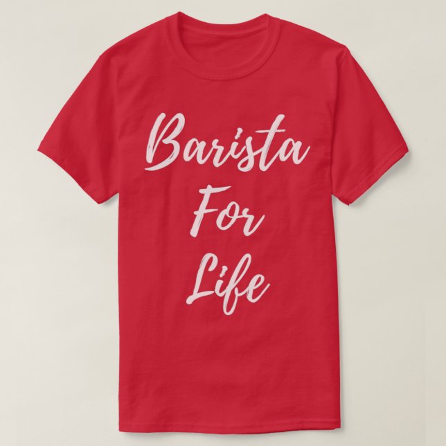 Camiseta Barista pela vida 2 (Frente do Design)