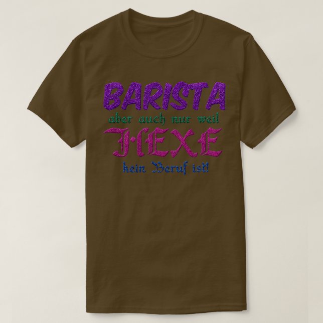 Camiseta Barista Queen (Frente do Design)
