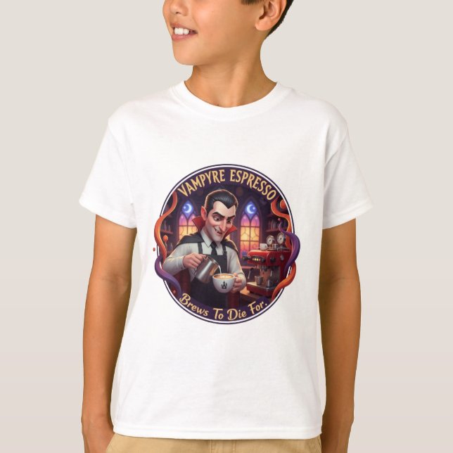 CAMISETA BARISTA VAMPIRO (Frente)