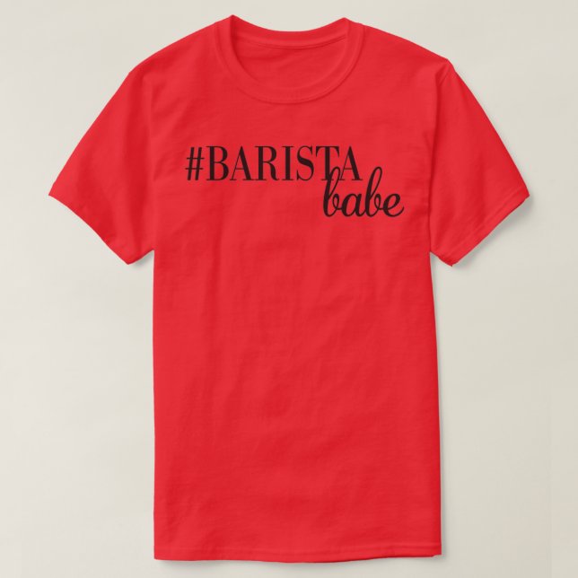 Camiseta baristababe (Frente do Design)