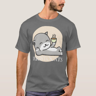 Camiseta Baristo Cat Café Barista Shirt