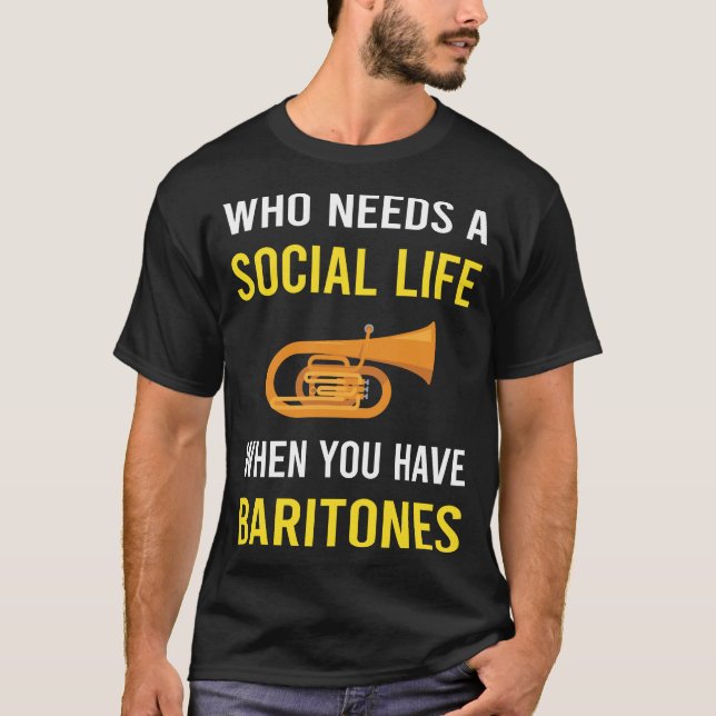 Camiseta Baritona da Vida Social (Frente)