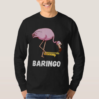 Camiseta Baritone Flamingo Saxophonist Euphonium Saxophone 