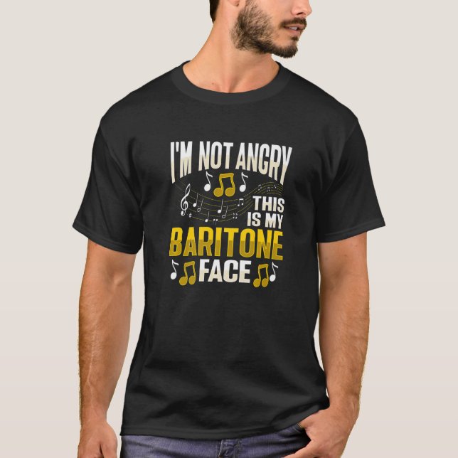 Camiseta Baritone Voice Design for a Choir Member Premium (Frente)
