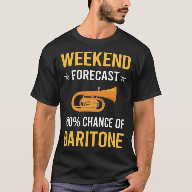 Camiseta Barítono de Fim de Semana (Frente)