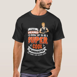 Camiseta Barkeeper Engraçado Deu Ideia Para Barman E Barma
