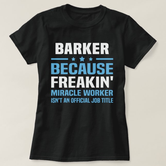 Camiseta Barker (Frente do Design)