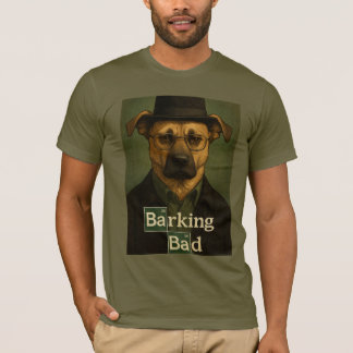 Camiseta Barking Bad – Diseño Cómico de Perro con