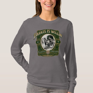 Camiseta Barkis is Willin' Green Gold Literary Tee