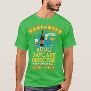 Camiseta Barman Adulto Daycare Diretor 5